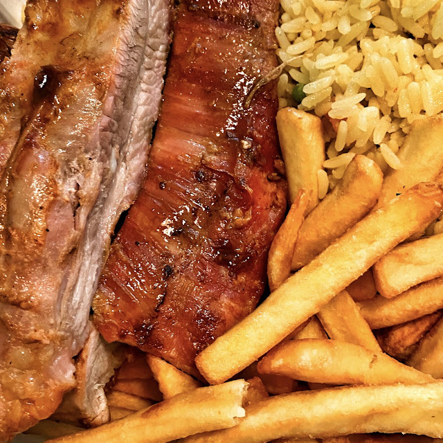Ribs French Fries & Rice