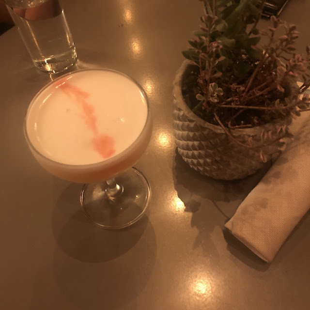 Moonlight-Gin Orgeat Lemon Egg White Rosewater