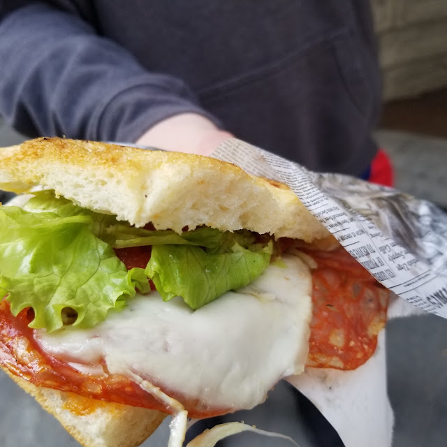 Spicy Salami Focaccia