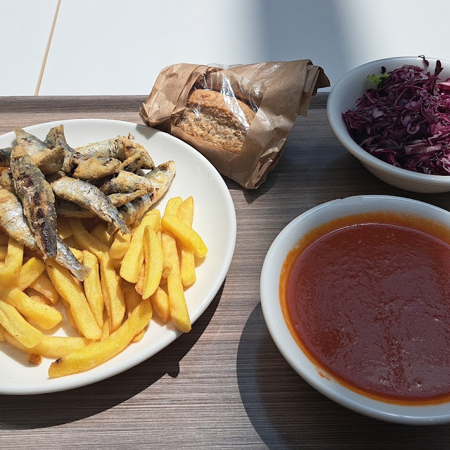 Sardines with Pommes Frites