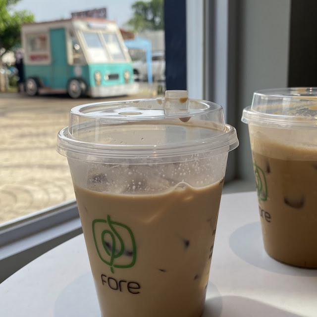 Butterscotch Milk Crumble & Caffe Latte