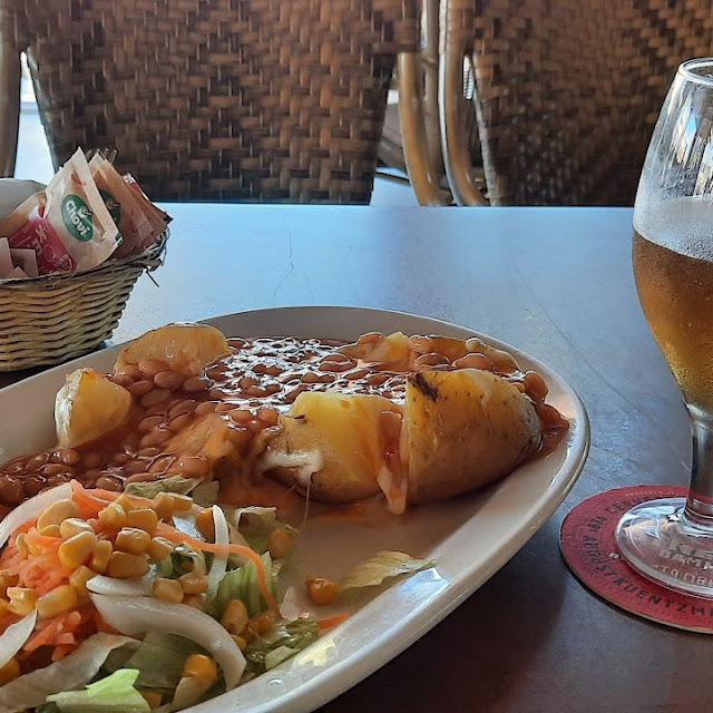 Jacket Potato with Cheese & Beans