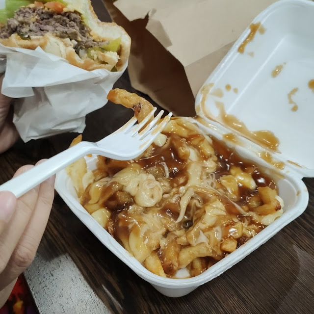 Burger and Poutine