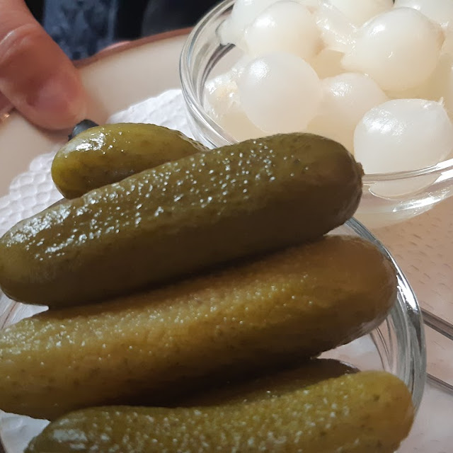 Pickled Onions and Gherkins