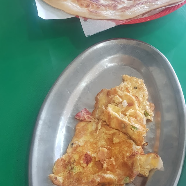 Omlet Egg with Paratha