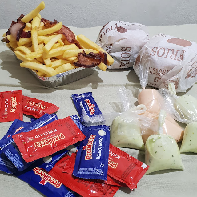 Batata Grande E 2 Hambúrgueres