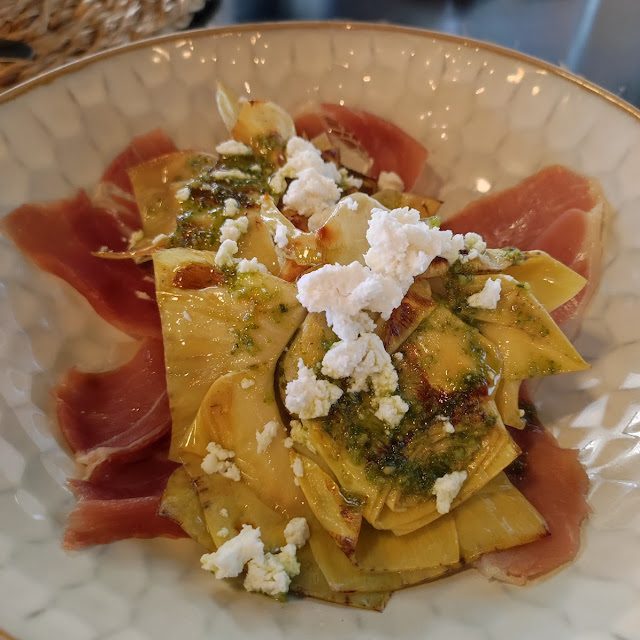 Rosa de Alcachofas Con Jamón