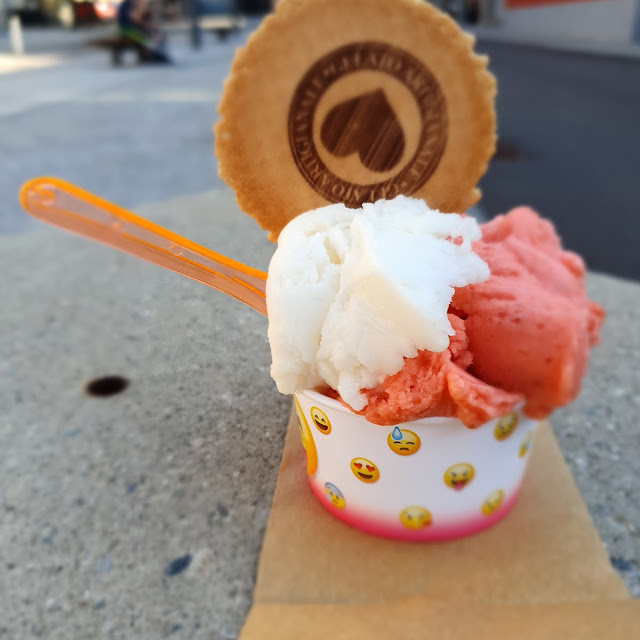 Gelato Fragola E Limone