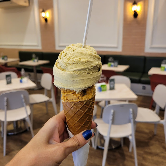 Gelato de Pistache E Doce de Leite