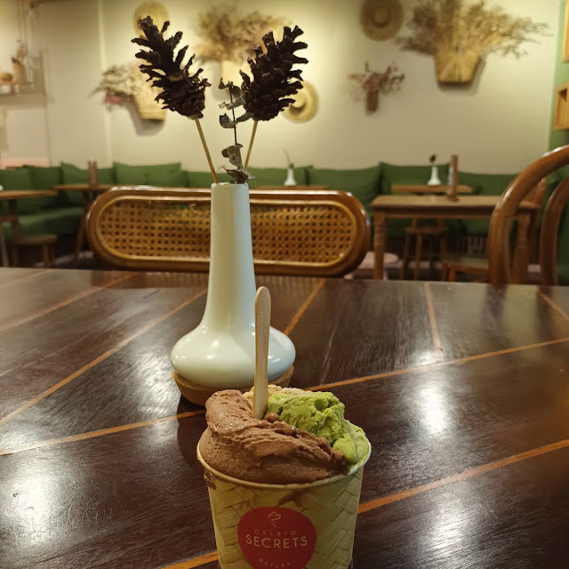 M Cup Gelato Coffee Dark Chocolate and Macha Tea