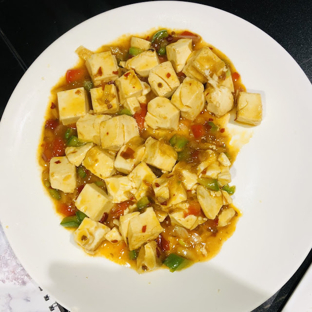 Tofu Con Salsa Chilli