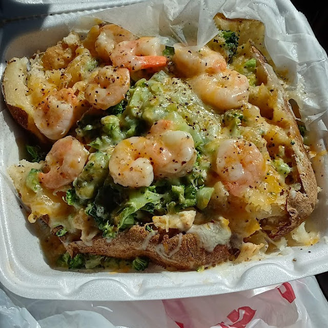 Chicken Shrimp & Broccoli and Cheese