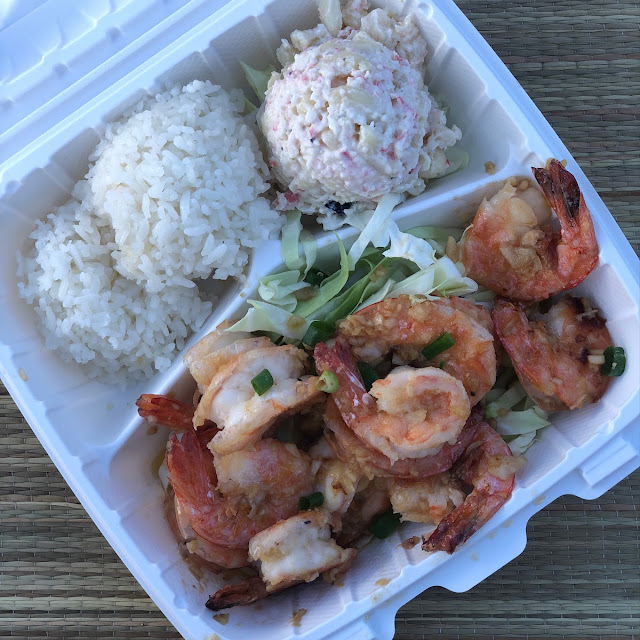 Combo Plate Jumbo Hot Dog and Shrimp