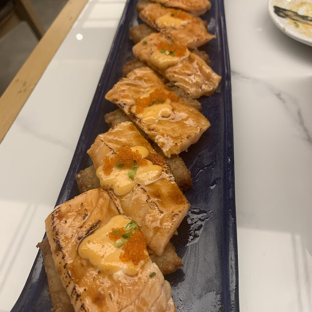 Crispy Rice Salmon Mentai