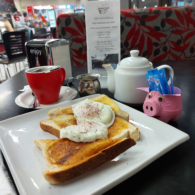Poached Egg's and Tea