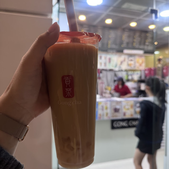 Gong Cha Milk Foam Black Forest