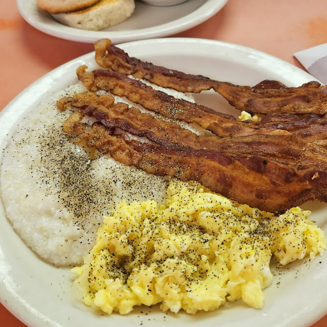 Two Eggs Bacon and Grits