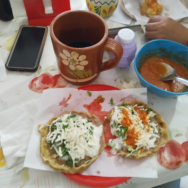 Sopesitos Con Café de Olla Muy Ricos En Palma de la Cruz