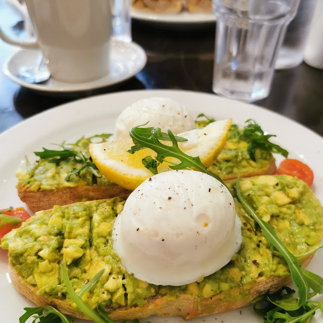 Smash Avocado Toast and English Breakfast