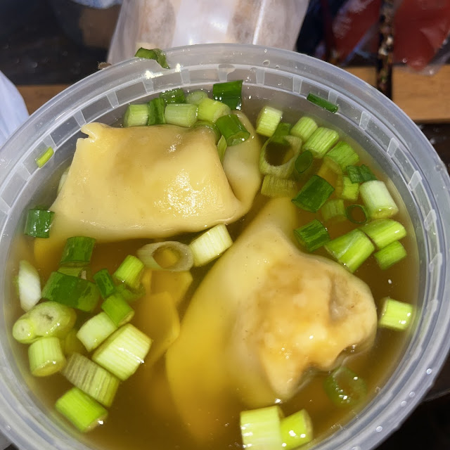 Wonton Soup with Crispy Noodles
