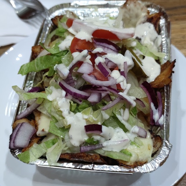 Salad with Burger
