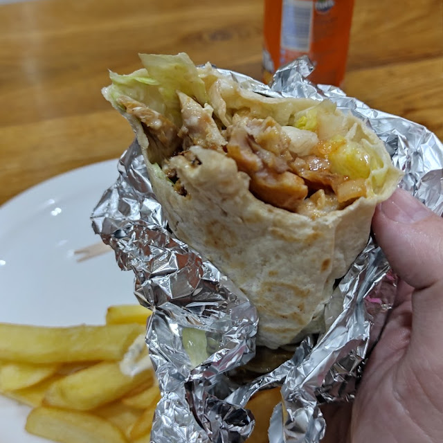 Chicken Dinner Keban Wrap