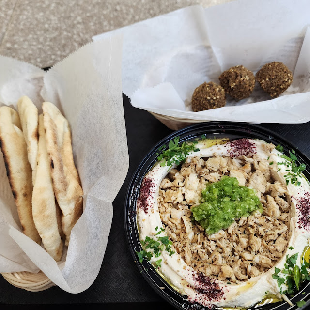 Hummus & Chicken Shawarma