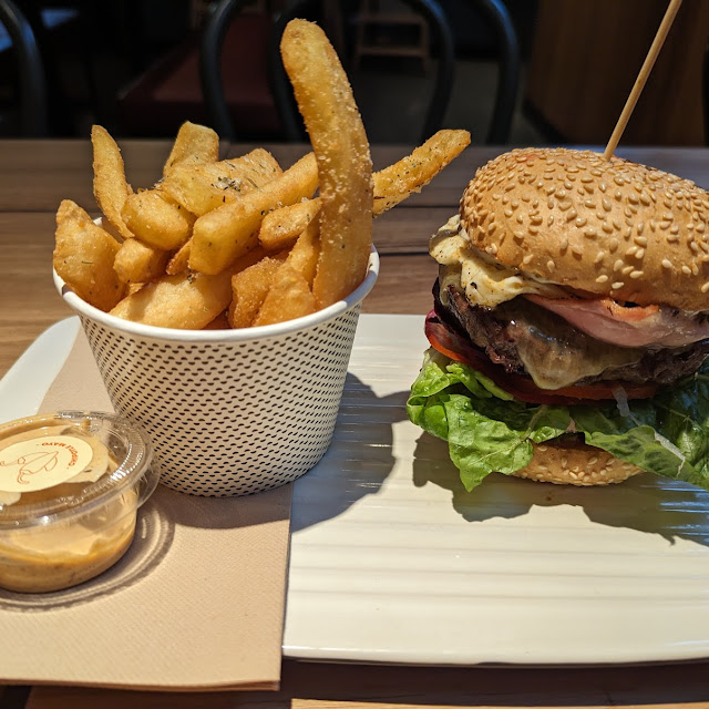 Big Queenslander Burger and Chips