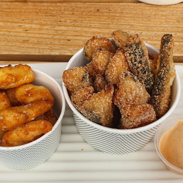 Zucchini Fries and Chicken Nuggets