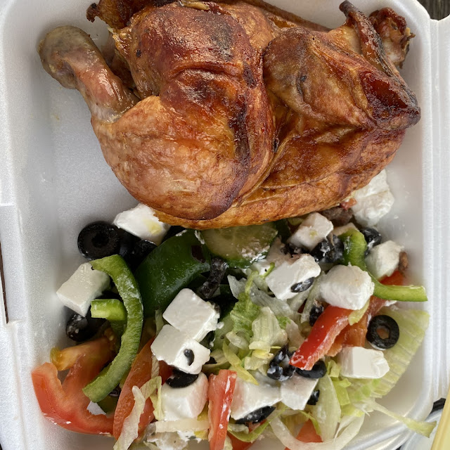 Chicken with Greek Salad