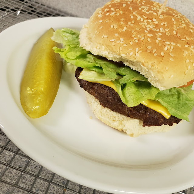 Hamburger with Fries