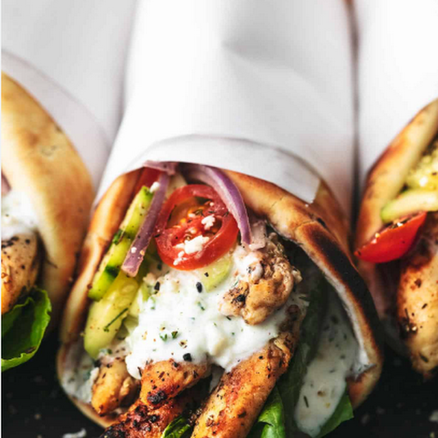 Chicken Gyro with Pita