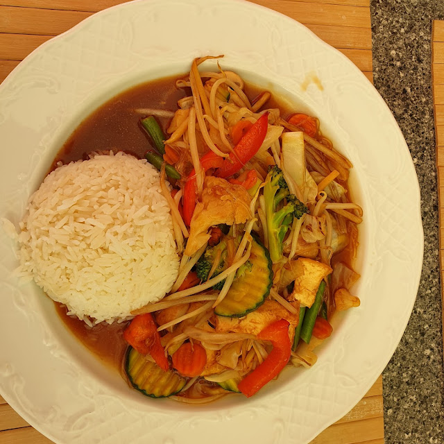 Gemüse Mit Reis Vegetarisch