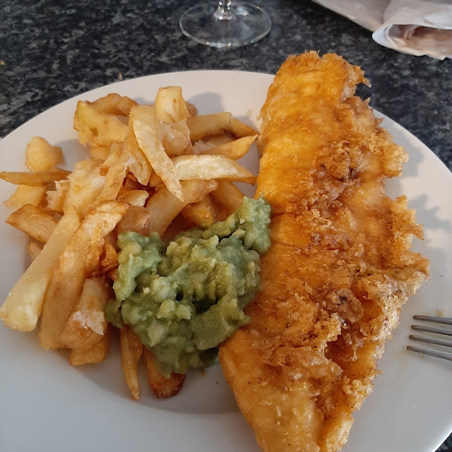 Cod Chips & Mushy Peas