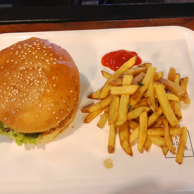 Burger and Chips