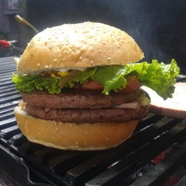 Hamburguesa Doble Con Queso