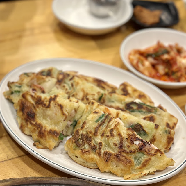 Seafood and Scallion Pancake