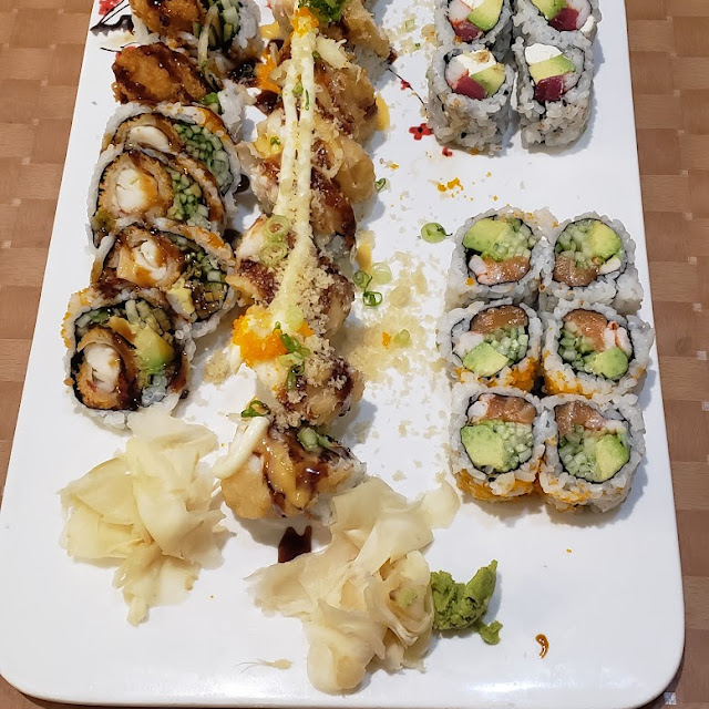 Shrimp Tempura Roll Spicy Crab Roll