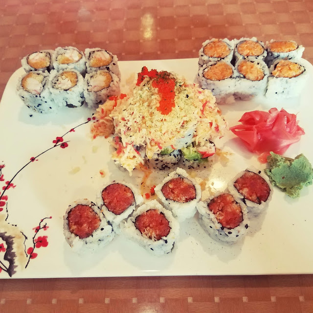 Dynamite Roll Volcano Roll Crazy Tuna Roll