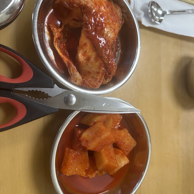Kimchi and Radish Side Dishes