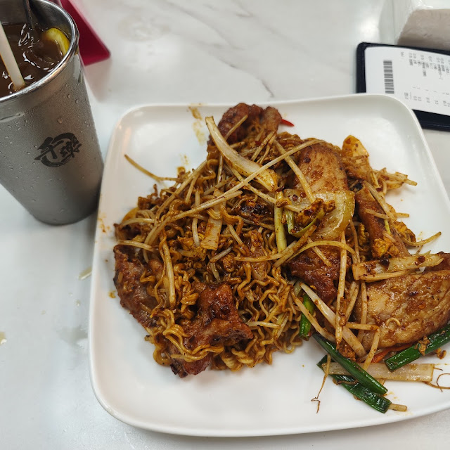麻辣豬扒一丁