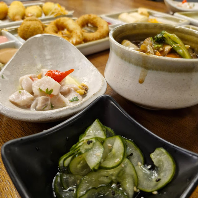 Ceviche Yakissoba E Pepino Em Conserva