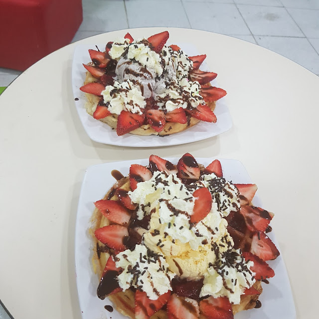 Waffle de Fresa