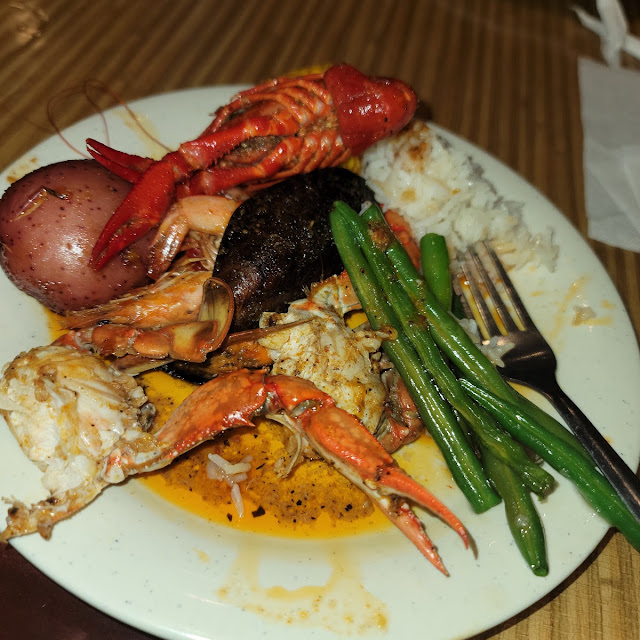 Seafood Boil White Rice & Green Beans