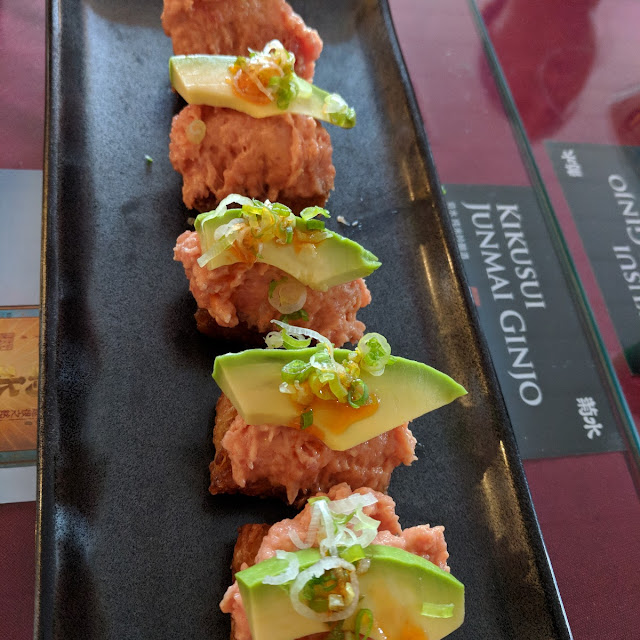 Spicy Tuna Canapés