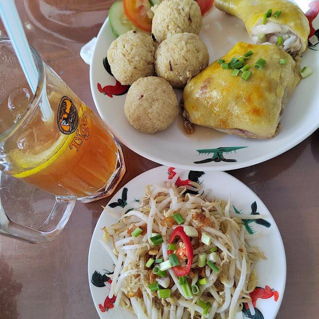 Chicken Rice Ball Set RM19 90 L Shape Whole Leg 4 Rice Ball Bean Sprout Drink