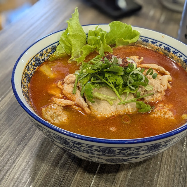 Pork Belly Mixian Spicy Pork Noodle Soup