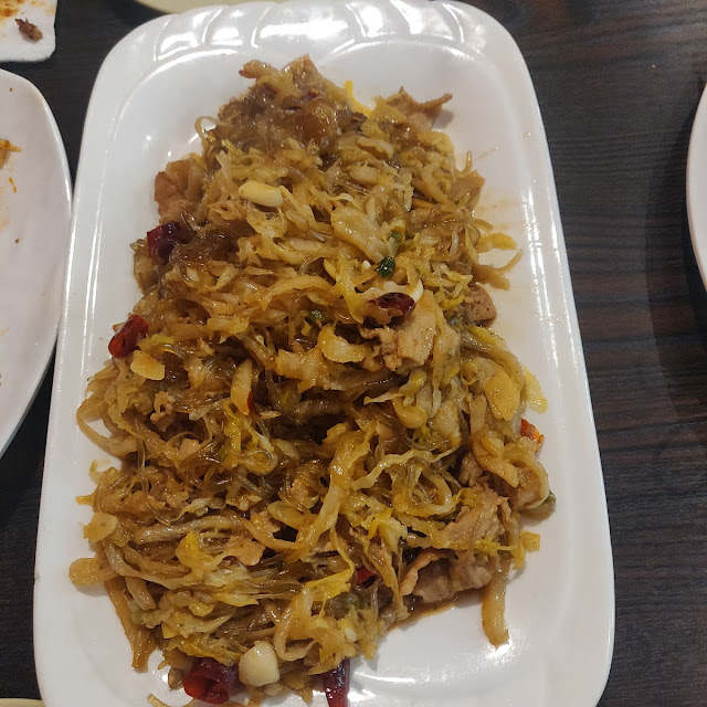酸菜炒粉