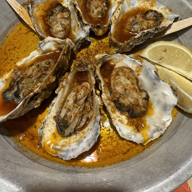 Steamed Oysters