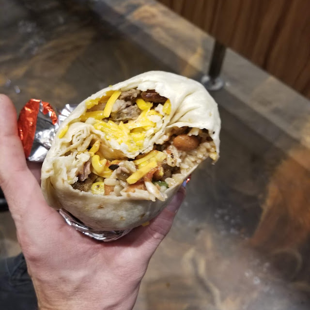 Steal and Chicken Burrito